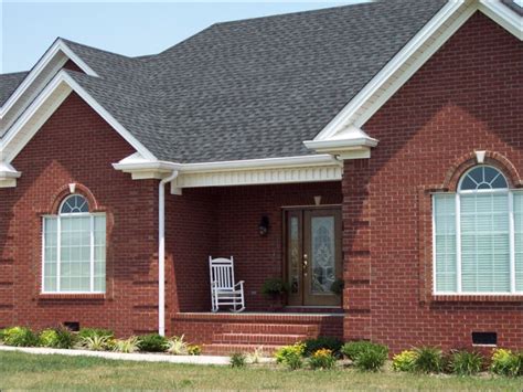 what color metal roof for red brick house|shingle color for red brick house.